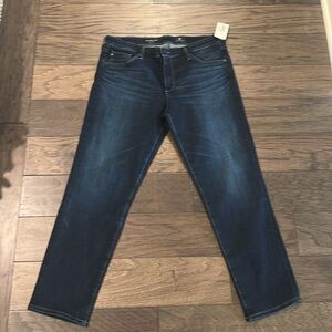 New with Tags AG Prima Crop Mid-Rise Cigarette Jeans Sz 31